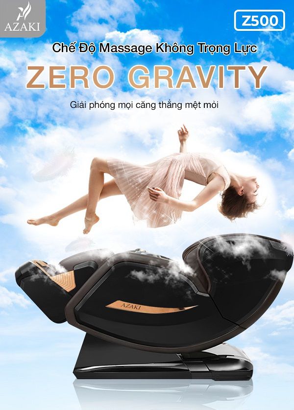 Chế độ massage không trọng lực “Zero Gravity” giải tỏa căng thẳng
